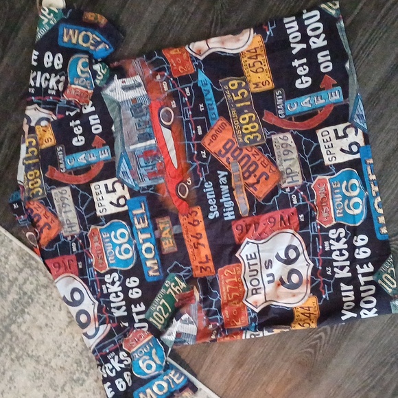 🔥🔥🔥Route 66 Scenic highway landmarks Hawaiian style shirt 2XL catch the waves - Picture 8 of 12